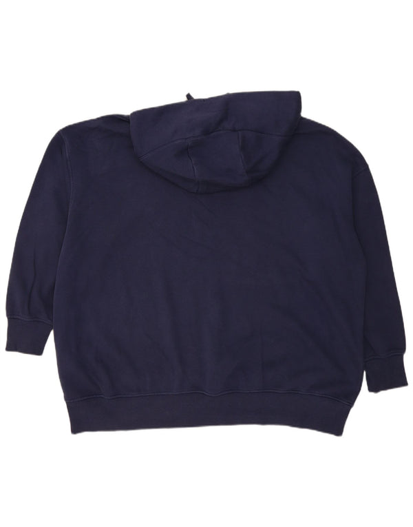 Nike Pull à capuche coupe ample graphique pour homme XL en coton bleu marine