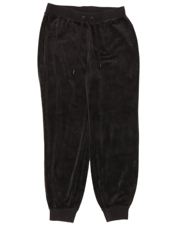 Juicy Couture Pantalon de survêtement graphique pour femme UK 14 Noir moyen
