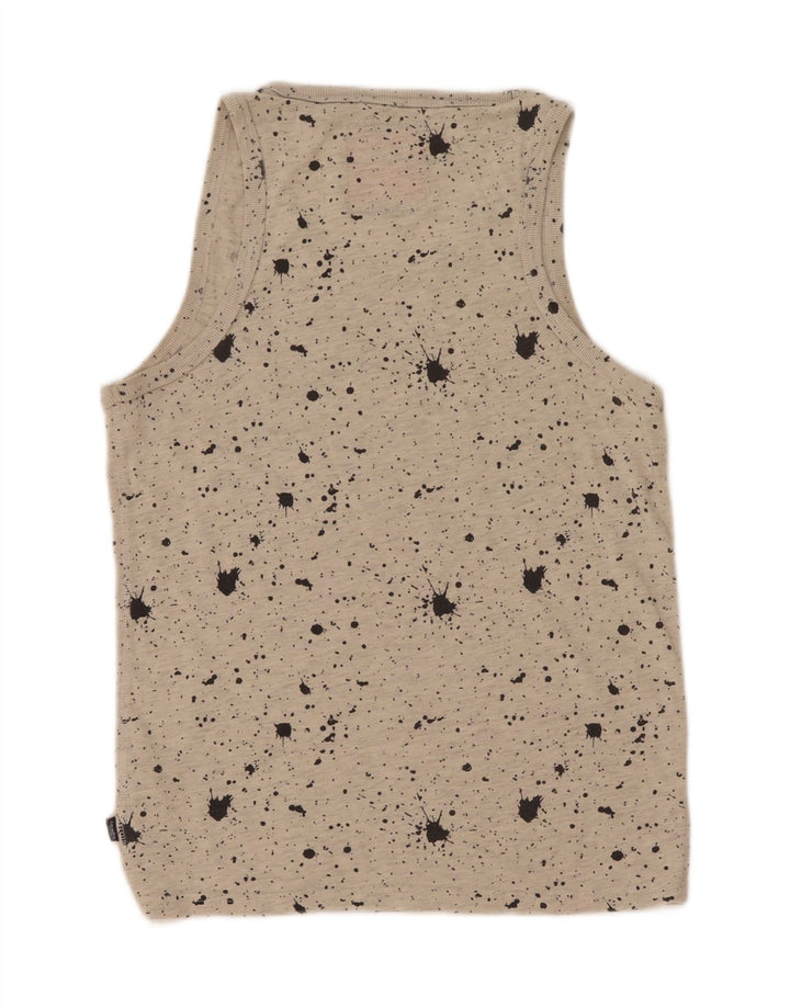 Superdry Débardeur Graphic Homme Petit Gris Spotted Cotton