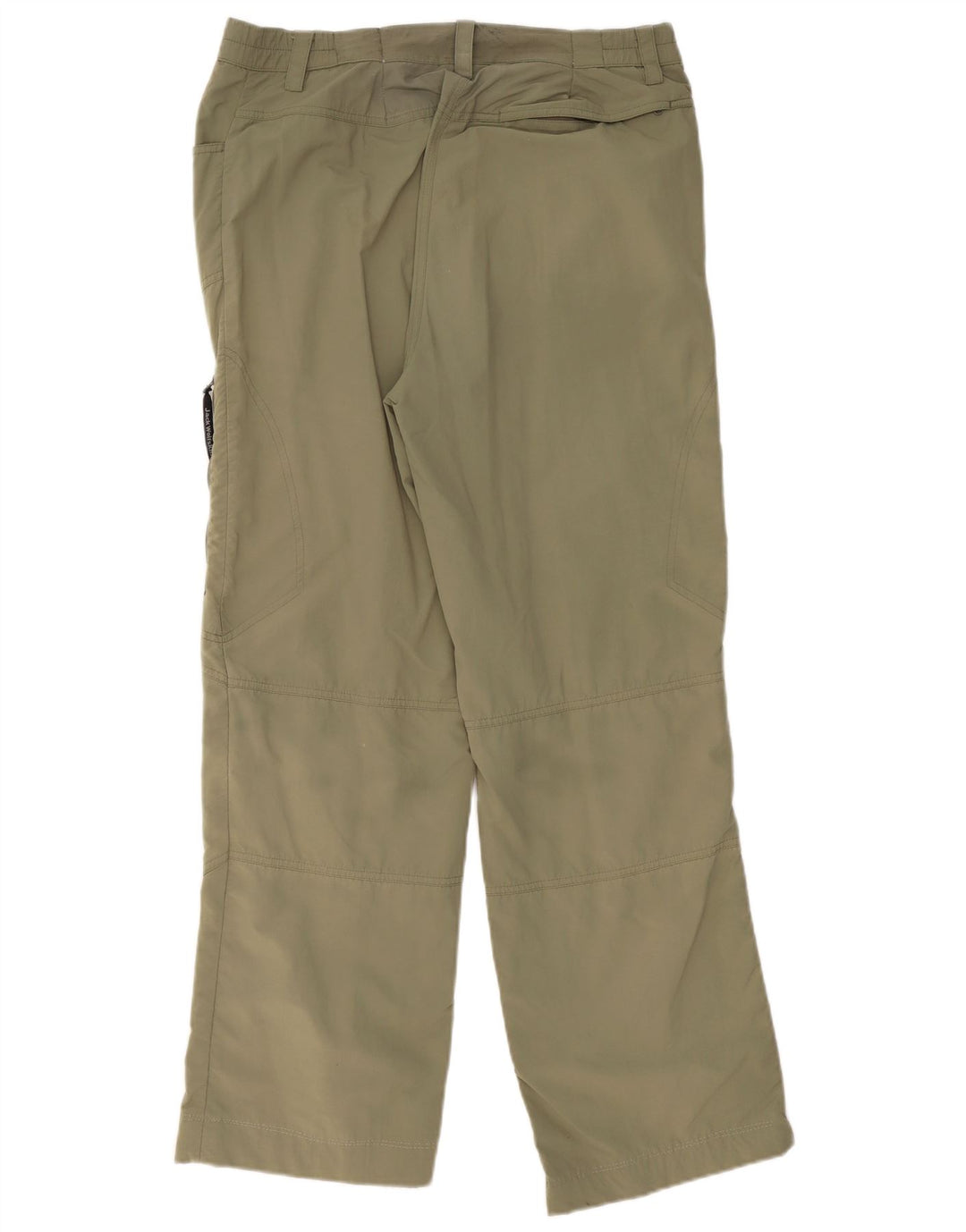 JACK WOLFSKIN Pantalon cargo droit de voyage pour homme Large W34 L30 Kaki