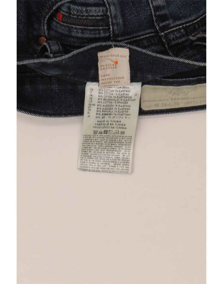 DIESEL Jean Slim Femme W24 L30 Bleu Coton