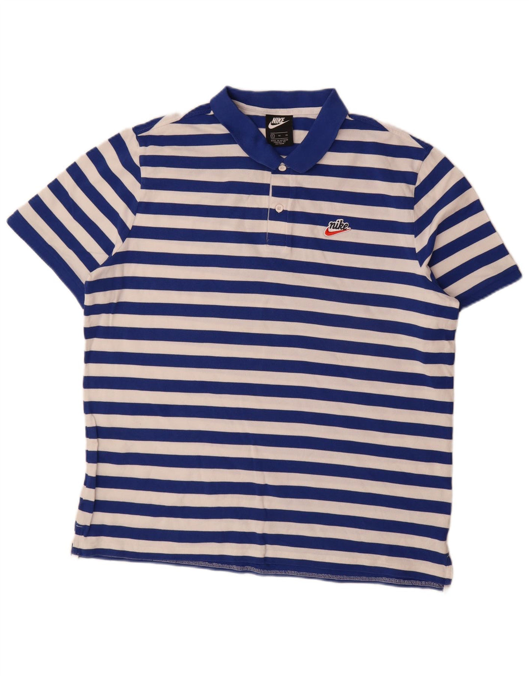 Polo Nike Homme XL Bleu Coton