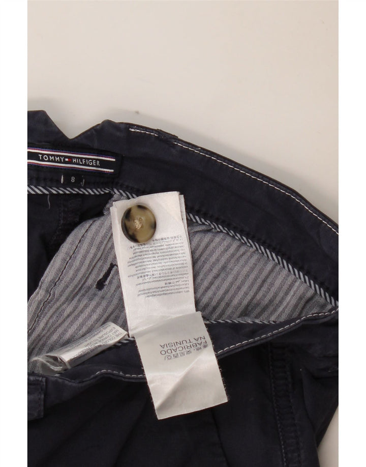 TOMMY HILFIGER Short Chino Femme US 8 Medium W32 Bleu Marine Coton