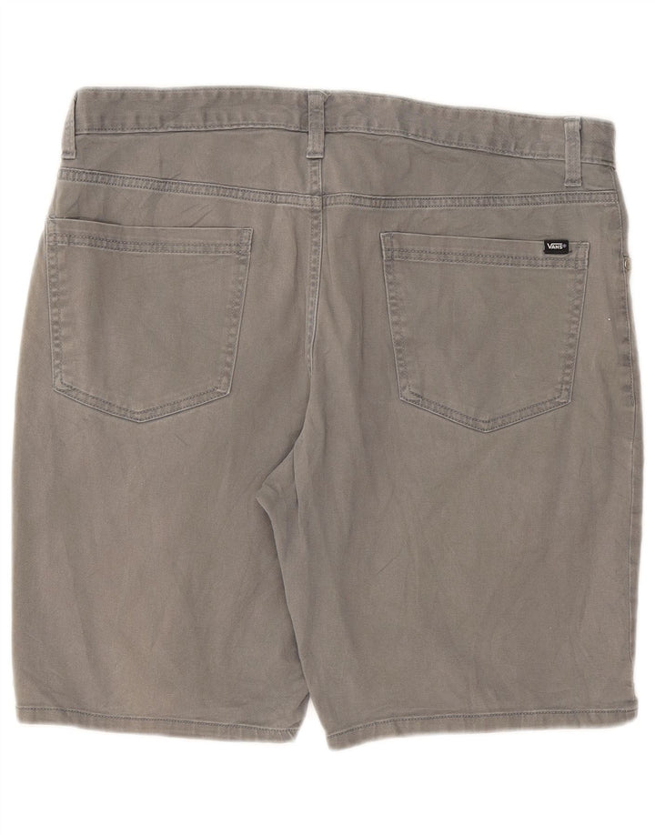 Vans Short décontracté pour hommes W34 Grand coton gris