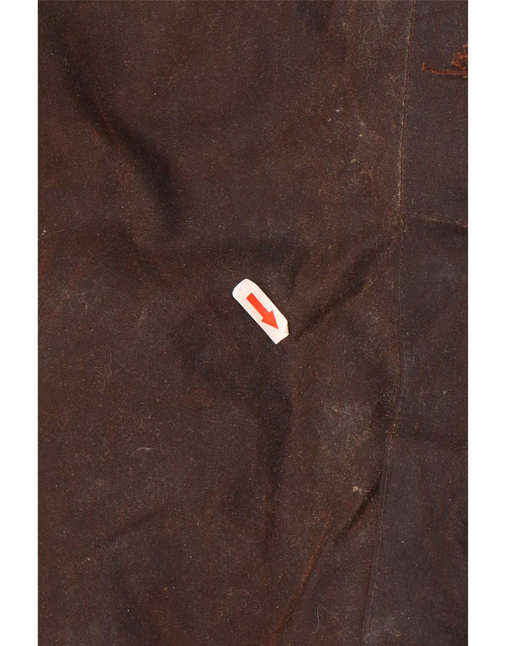 Toggi Manteau surdimensionné en coton ciré pour femme UK 16 Large Marron