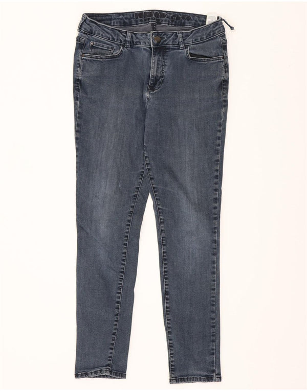 Marks & Spencer Jean slim pour femme UK 12 Medium W30 L27 Bleu Coton