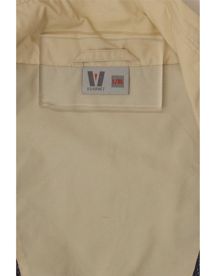 Vuarnet Veste Bomber Coupe Ample pour Homme UK 40 Large Beige
