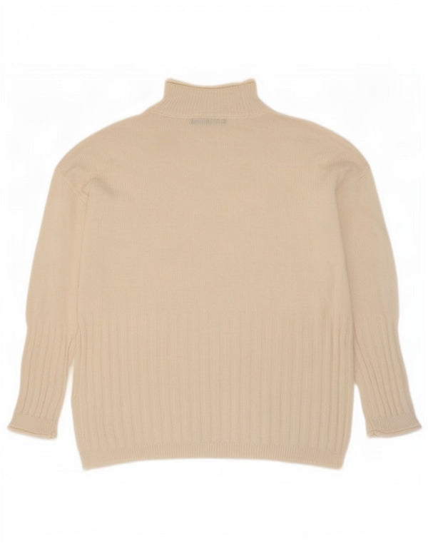 Marks & Spencer Pull col roulé pour femme UK 10 Small Beige