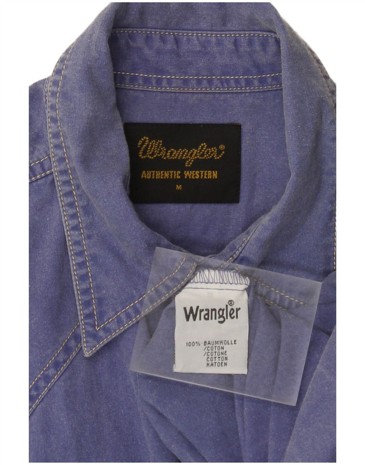 WRANGLER Chemise Homme Bleu Moyen Coton