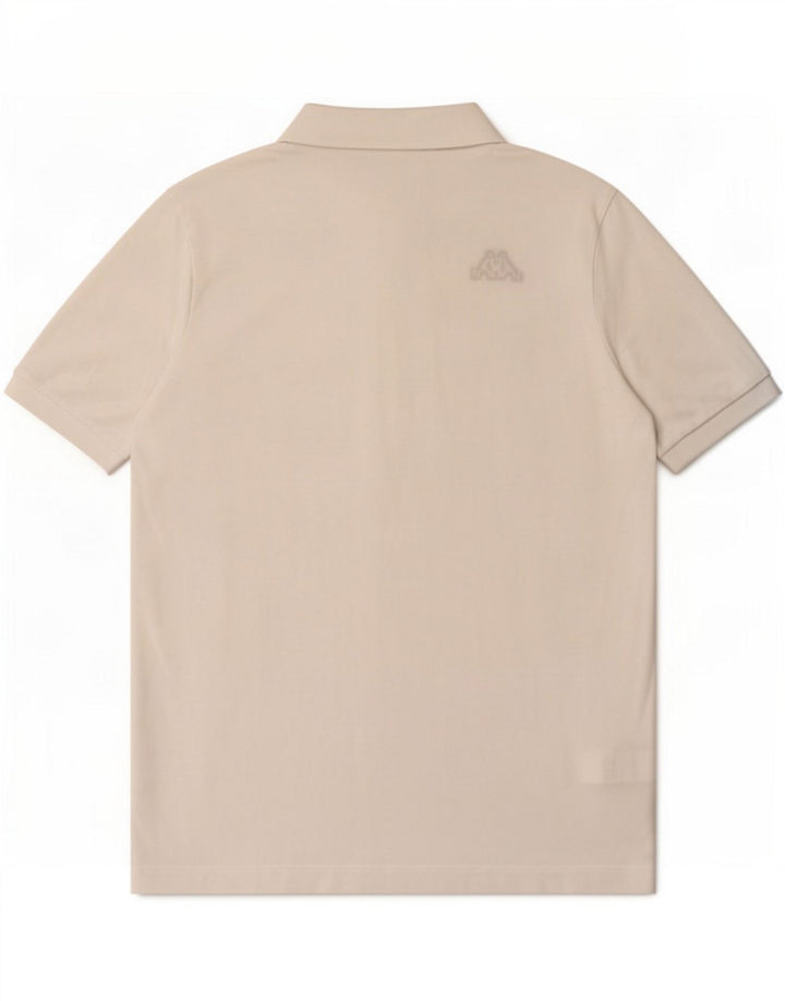 Polo Kappa pour homme en coton blanc moyen