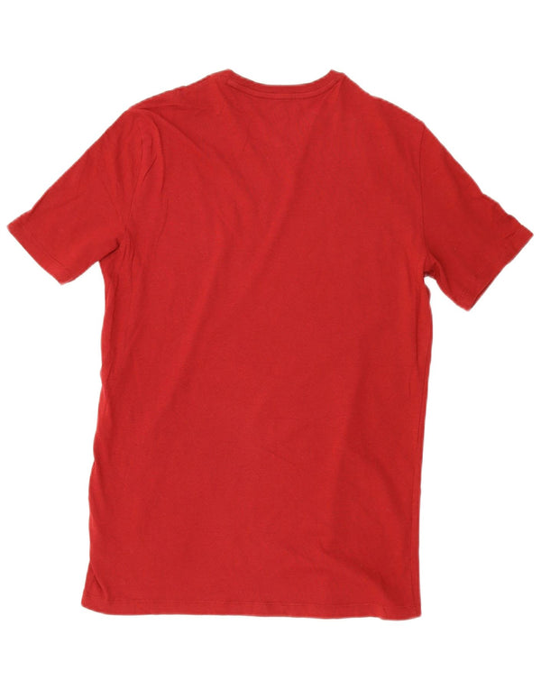 Armani Exchange T-Shirt Graphique Homme Rouge Moyen Coton