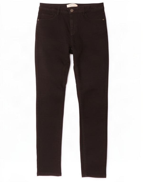 Fat Face Jean skinny Jegging pour femme UK 12 Medium W30 L29 Coton noir