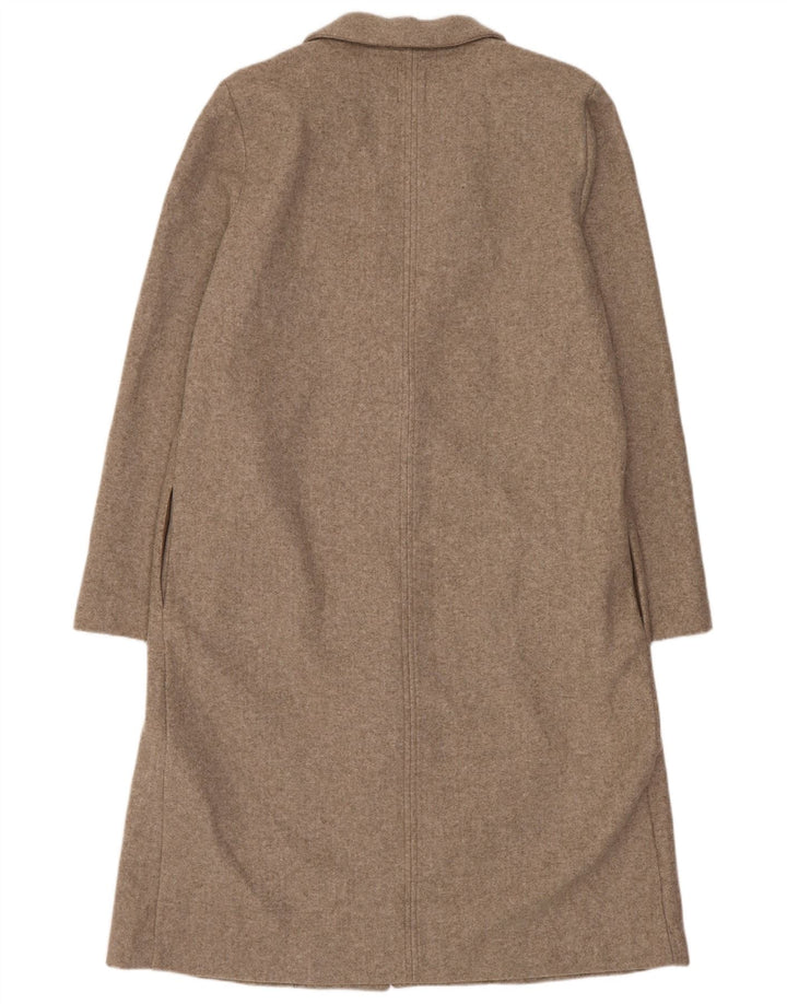 Zara Womens Pardessus UK 16 Large Marron Polyester