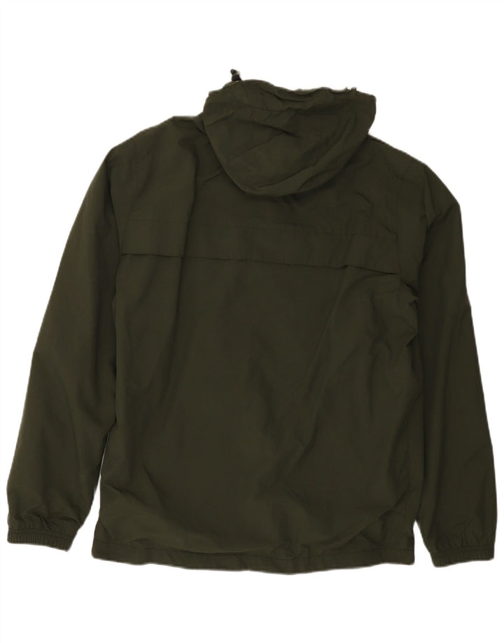Farah Veste de pluie à capuche pour homme UK 36 Small Vert Polyamide