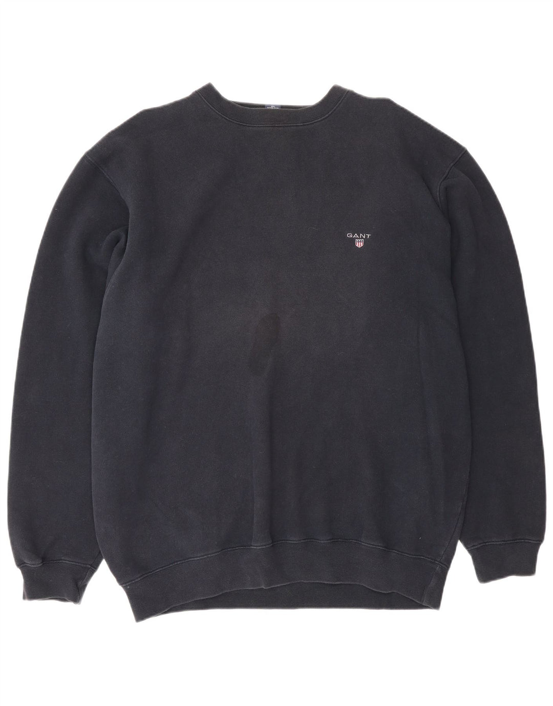 Gant Sweatshirt Jumper XL Bleu Marine Coton Homme