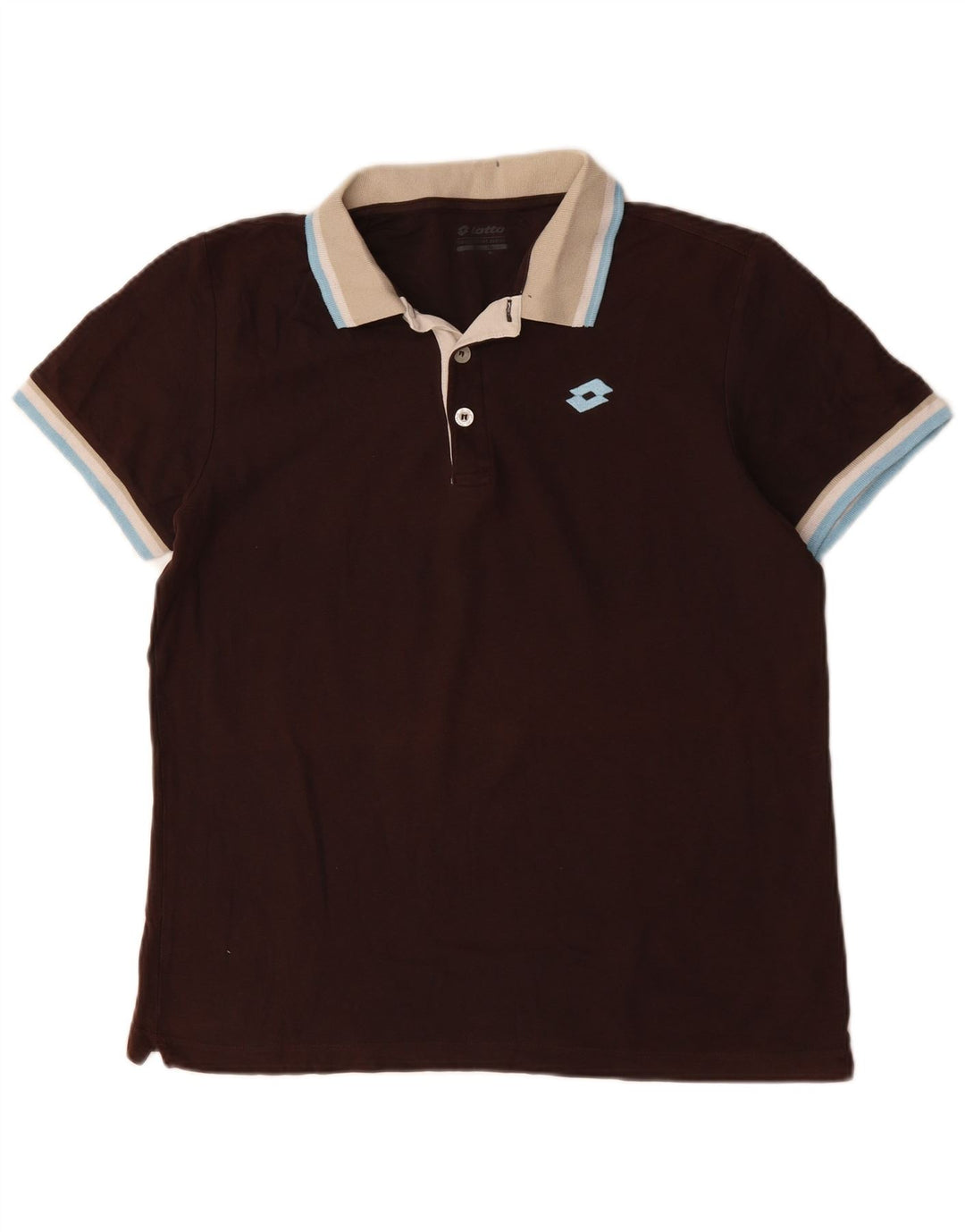 LOTTO Polo Homme Large Marron Coton