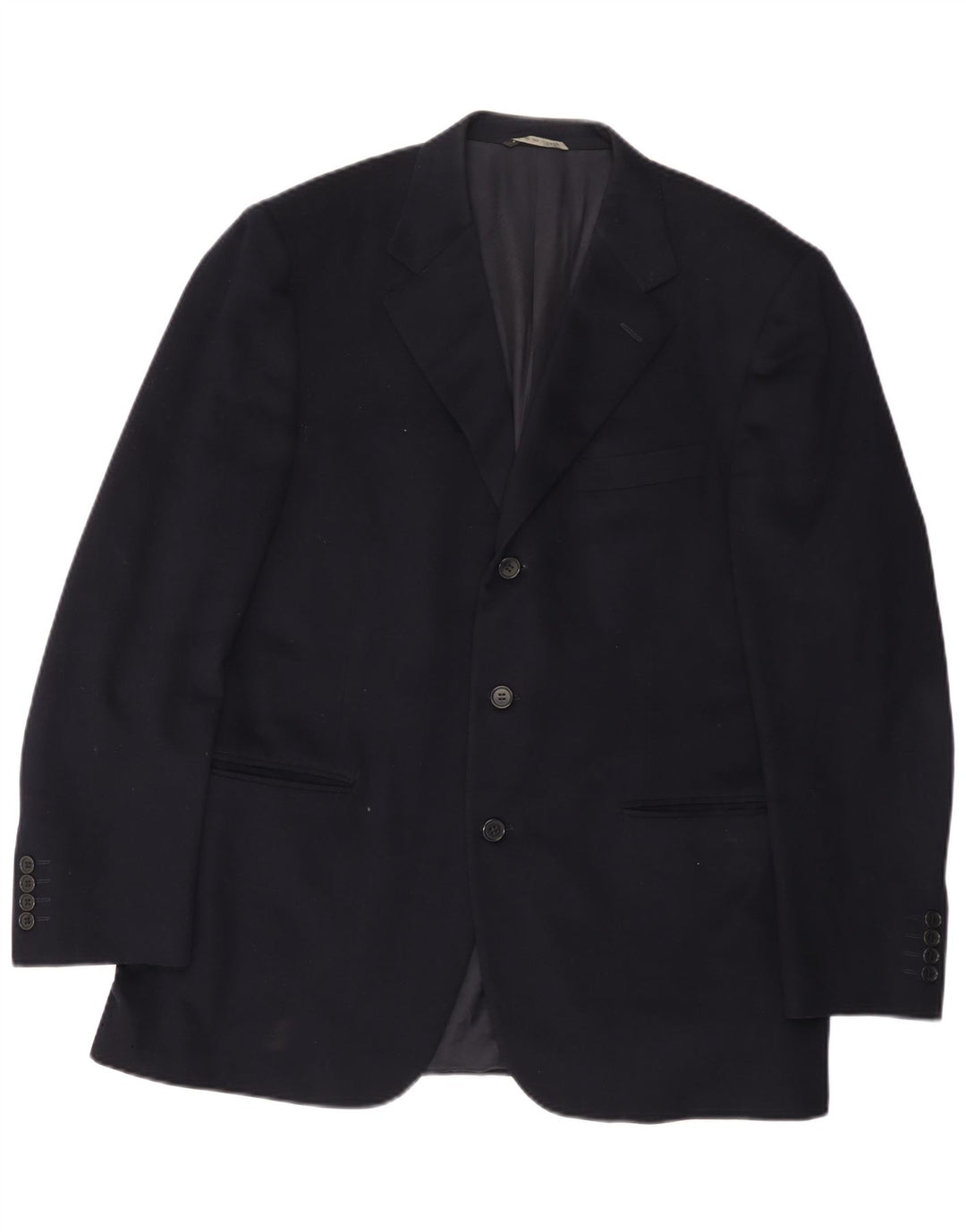Canali Veste Blazer 3 Boutons Homme IT 52 XL Bleu Marine Laine