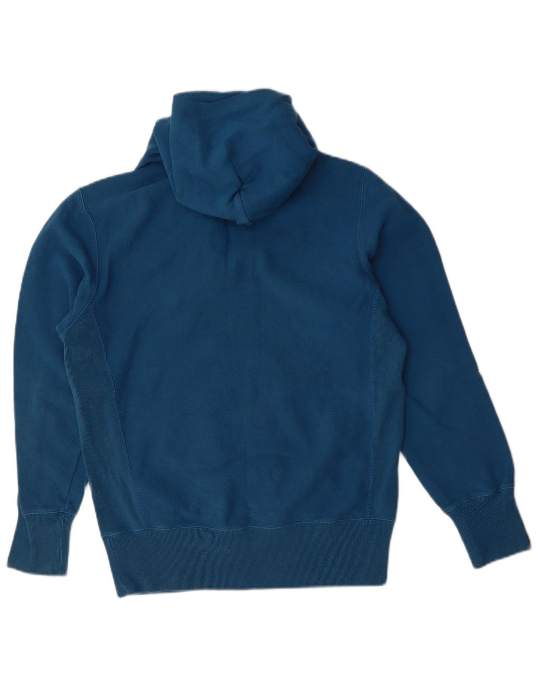 Champion Pull à Capuche Graphique Zippé Homme Bleu Moyen Coton