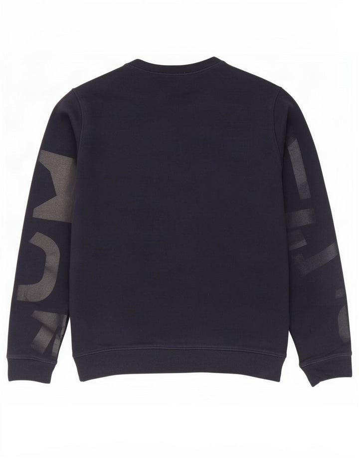 Lacoste Womens Graphic Sweatshirt Jumper Taille 40 Coton Bleu Marine Moyen