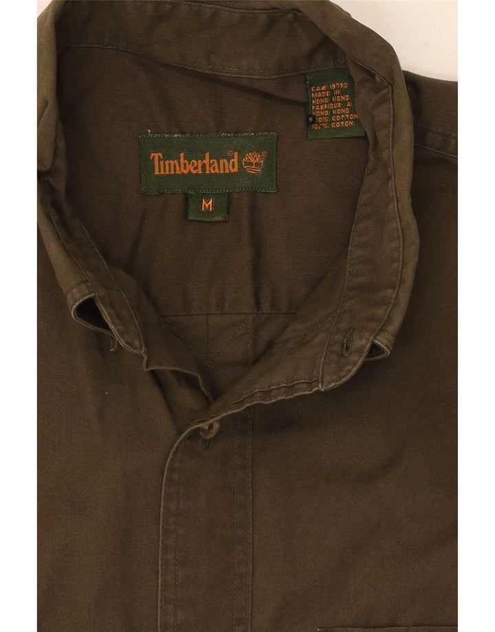 Timberland Chemise Homme Kaki Moyen Coton