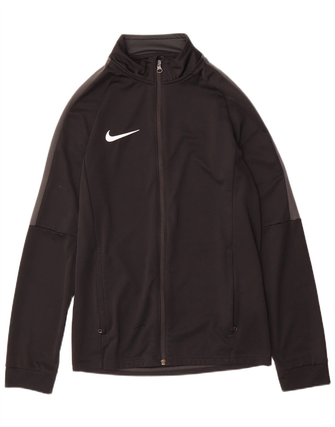 Nike Hommes Dri Fit Survêtement Top Veste Petit Noir Polyester