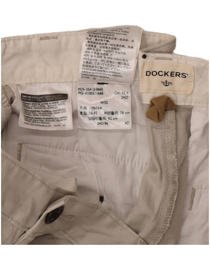 Dockers Short Cargo Homme W30 Coton Beige Moyen