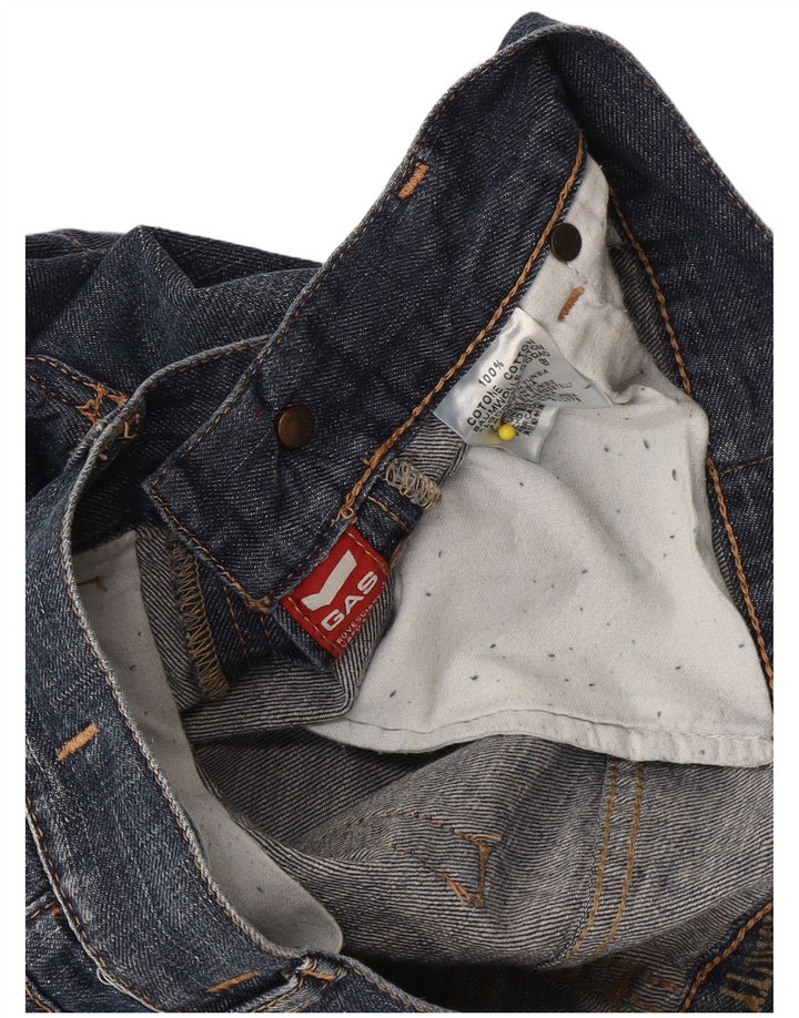 Gas Short en Jean Homme W30 Bleu Marine Moyen Coton