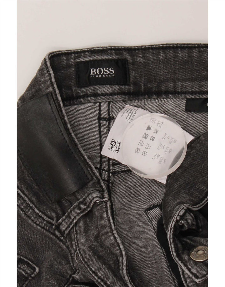 Hugo Boss Jean Slim W31 L32 Gris Coton Homme
