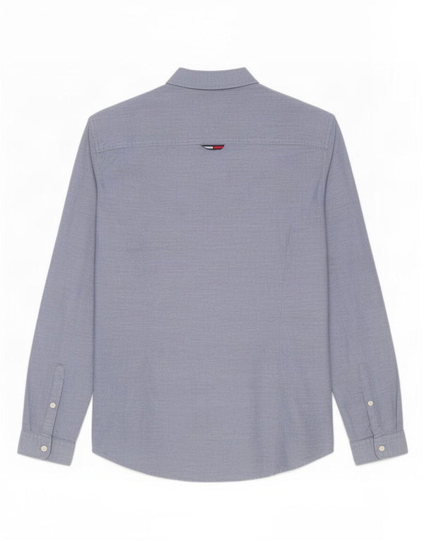 Tommy Hilfiger Chemise Slim Fit Homme Bleu Moyen Coton