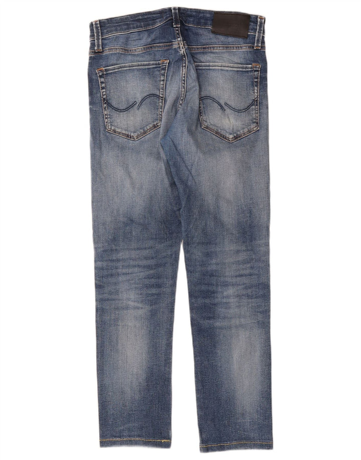 JACK & JONES Jean Slim GLENN W28 L28 Homme Bleu Marine Coton