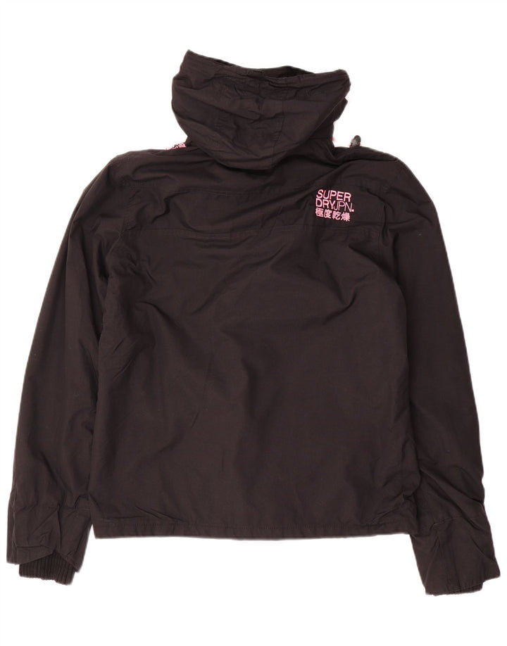 SUPERDRY Veste coupe-vent The Windcheater pour femme UK 16 Large Noir