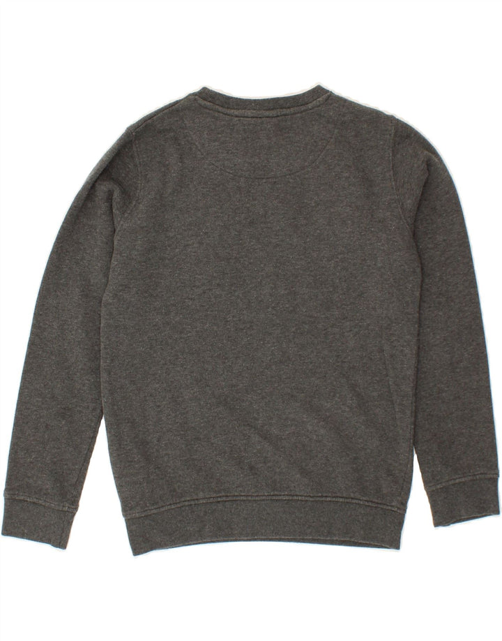 MONEY Boys Graphic Sweatshirt Jumper 9-10 Years Grey Cotton Vintage Money and Second-Hand Money from Messina Hembry 