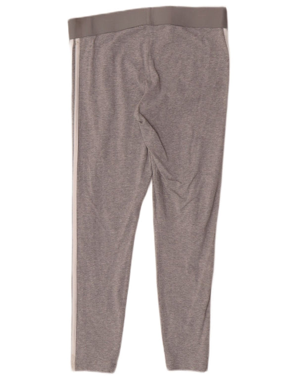 Adidas Legging moulant pour femme UK 16/18 Grand coton moucheté gris