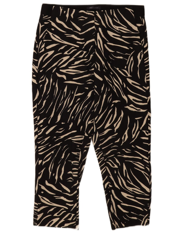 Marks & Spencer Pantalon Capri Femme UK 12 Medium W30 L21 Noir