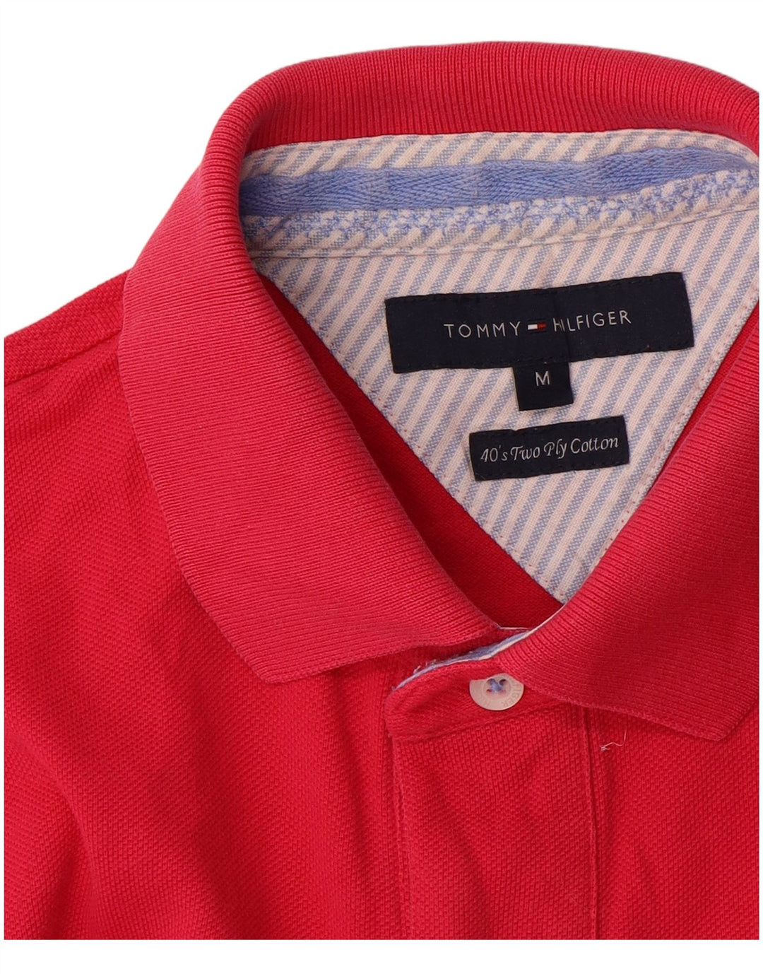 Tommy Hilfiger Polo Homme Rose Moyen Coton