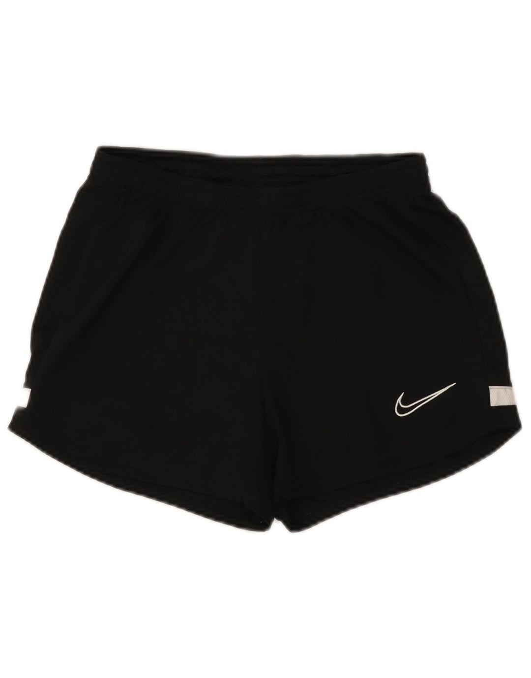 Nike Short de sport pour femme UK 8 Small Noir Colorblock Polyester