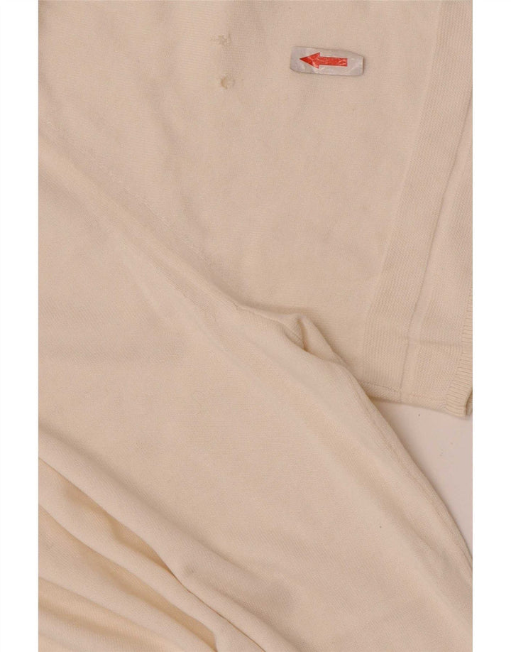 Cos T-shirt régulier pour femme UK 44 en coton blanc moyen