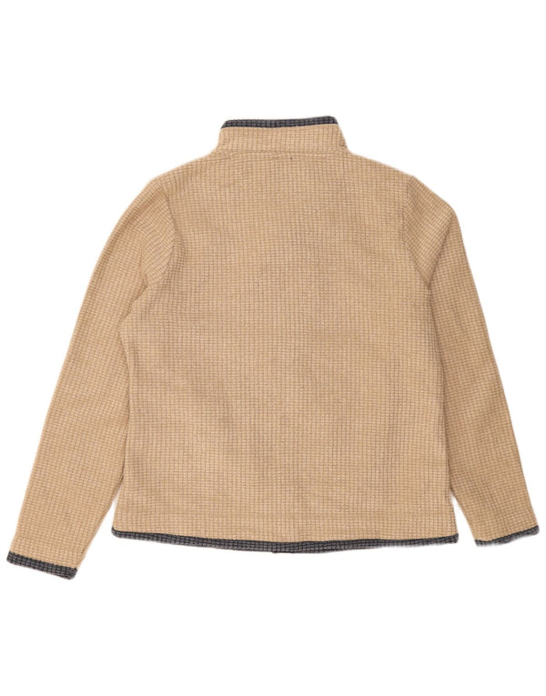 Weird Fish Veste polaire pour femme UK 16 Large Beige Polyester