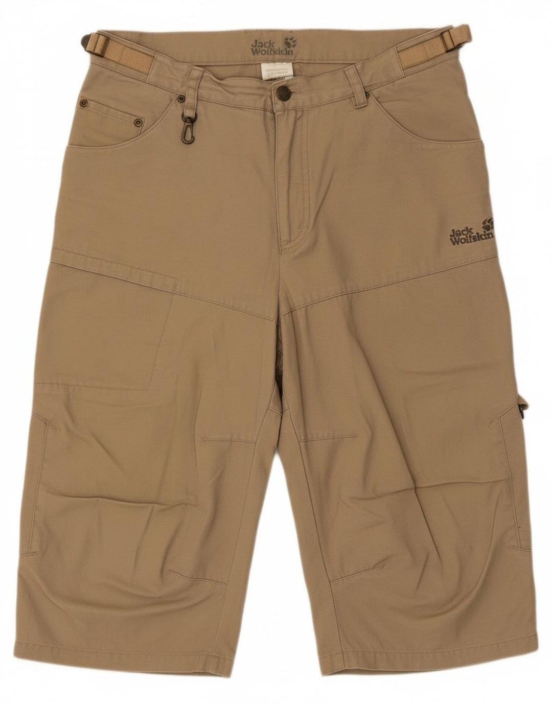 Jack Wolfskin Bermuda Cargo Homme W33 Grand Coton Beige