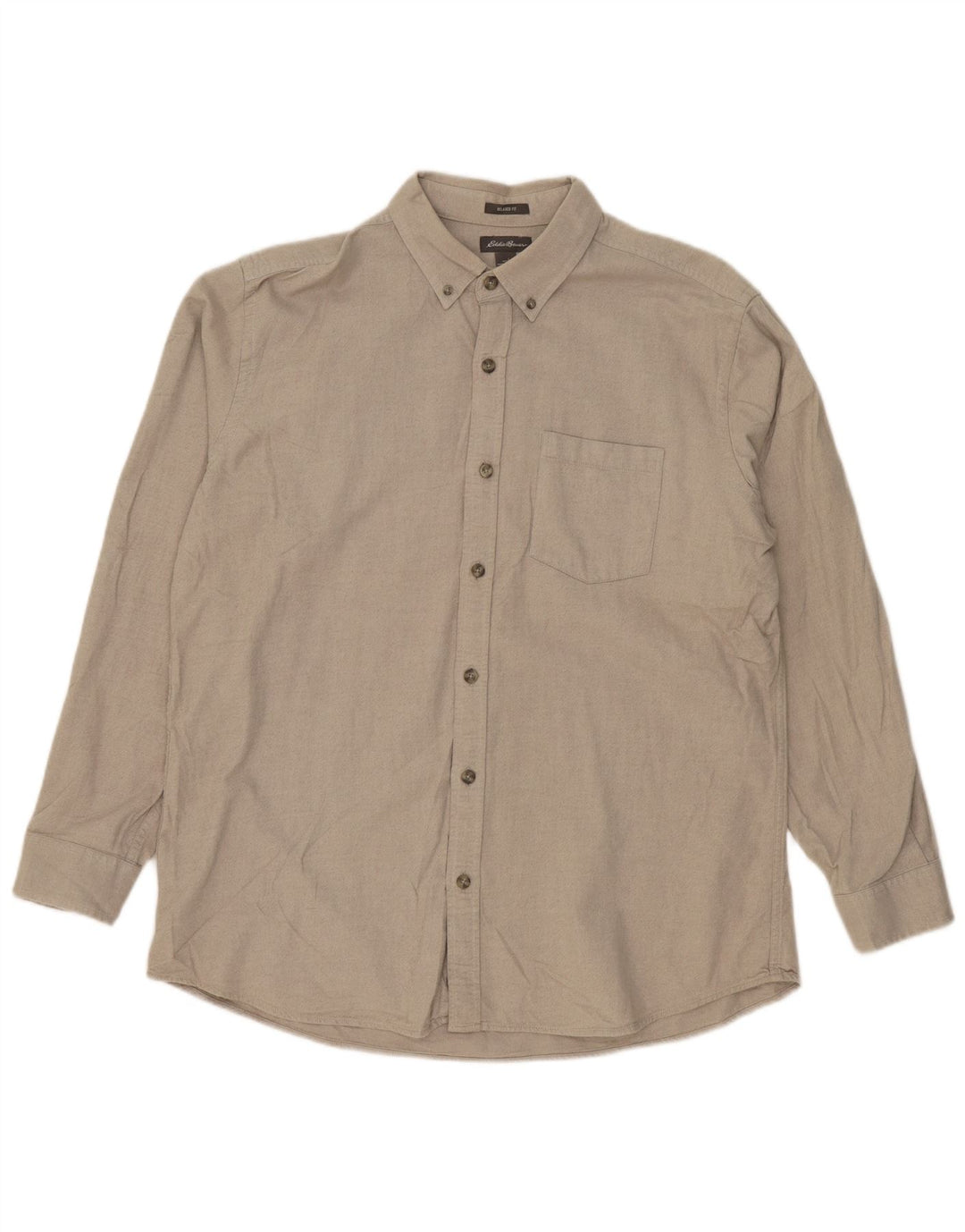 EDDIE BAUER Chemise coupe décontractée pour homme en coton beige