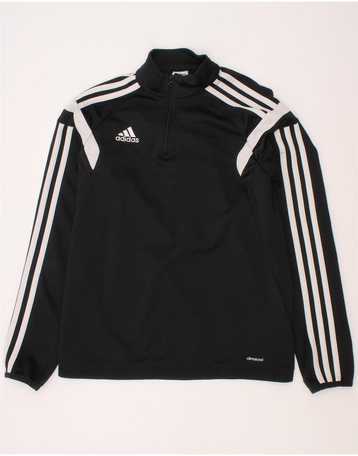 Adidas Garçons Climacool Pull Survêtement Top 11-12 ans Grand Noir