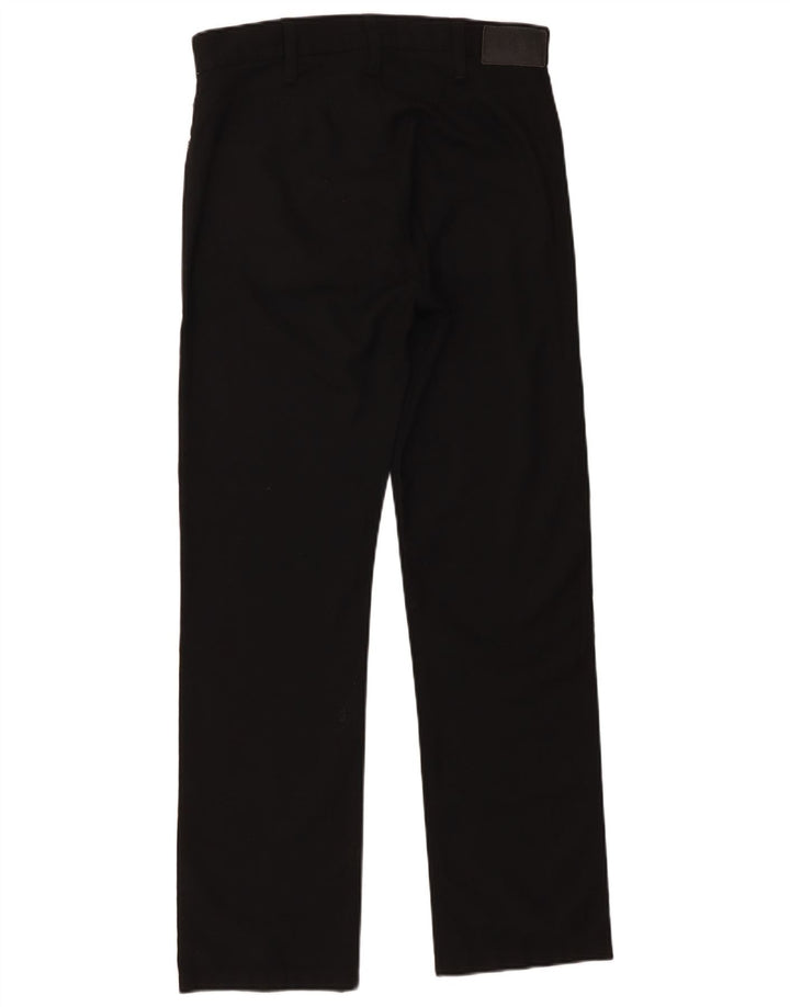 Armani Pantalon décontracté slim pour femme W30 L30 Noir Polyester