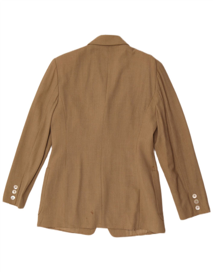 Laura Biagiotti Veste Blazer Risposte 1 Bouton Femme IT 42 Beige Moyen