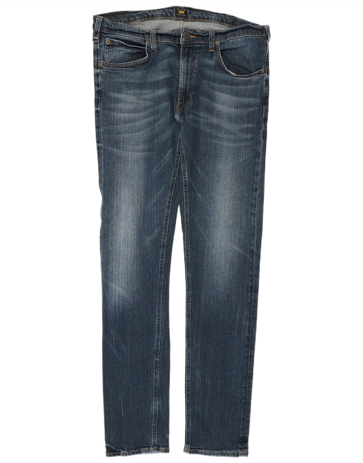 Lee Jean Slim Luke Femme W36 L34 Bleu Coton