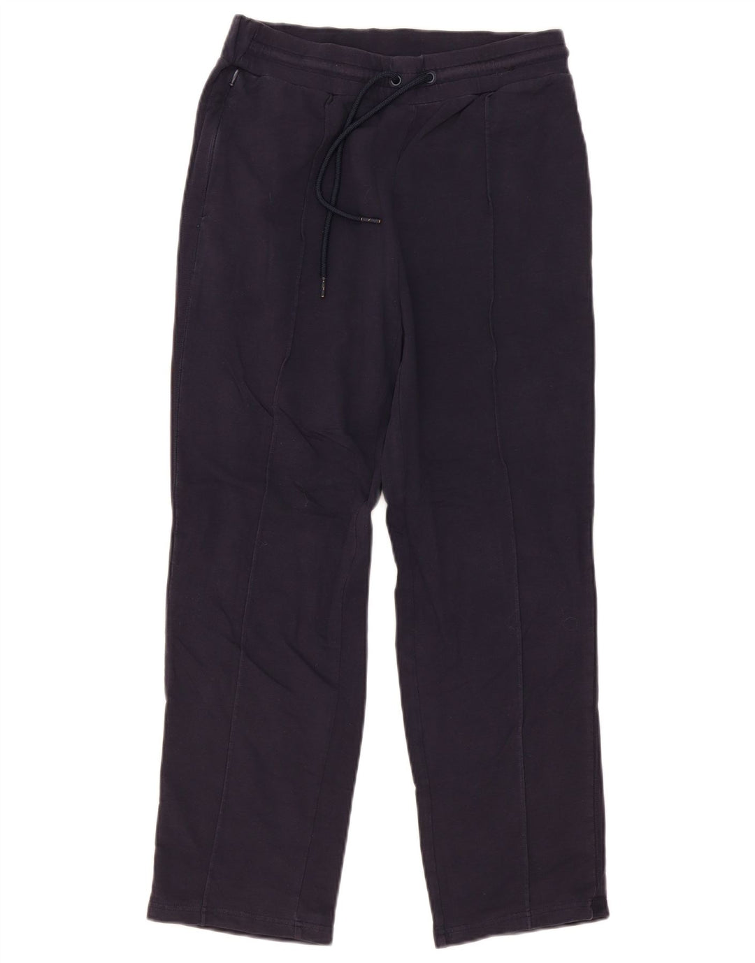 Marks & Spencer Pantalon de survêtement pour femme UK 12 Bleu marine moyen Coton