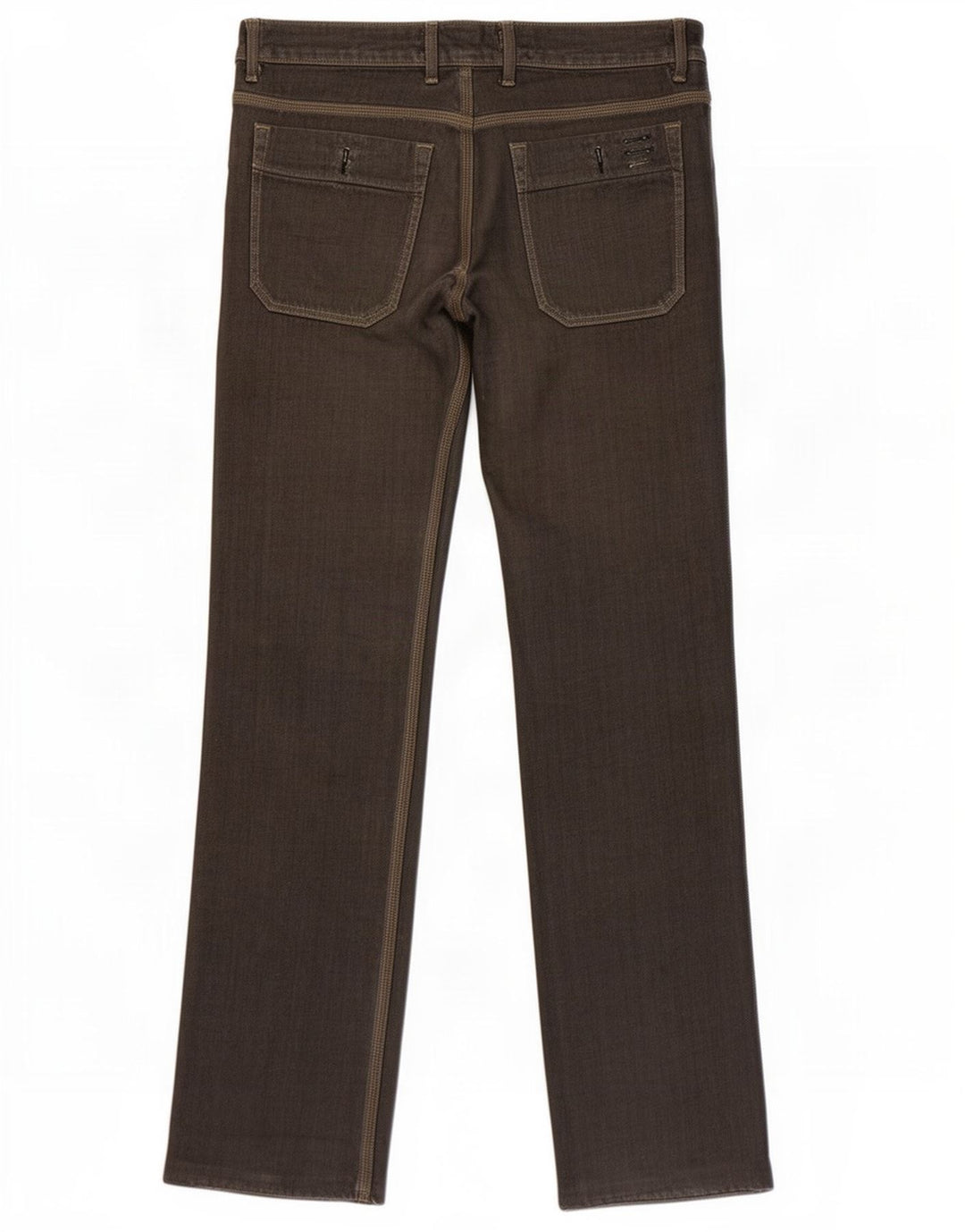 Diesel Jean Droit Homme W31 L36 Kaki Coton