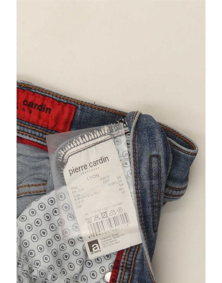 Pierre Cardin Jean droit homme W38 L32 bleu coton