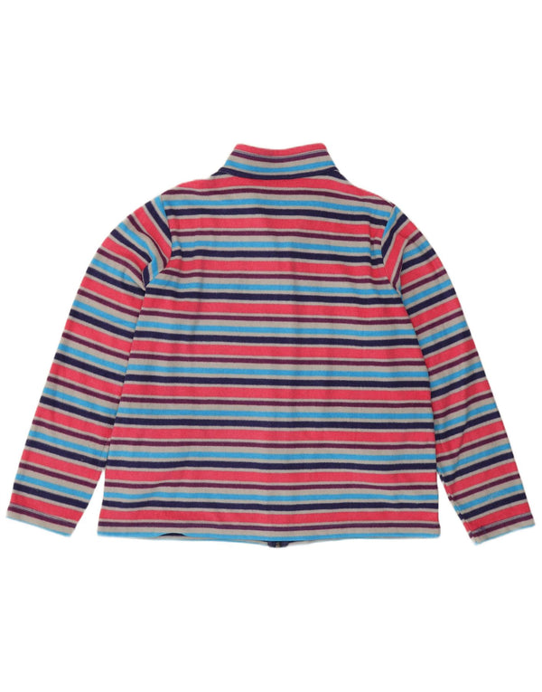Marks & Spencer Veste polaire pour femme UK 18 XL Sports à rayures multicolores