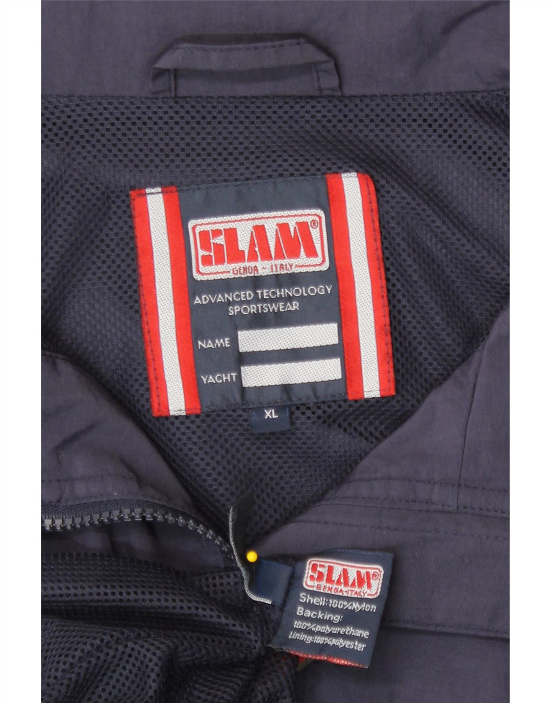 Slam Veste Bomber Homme UK 42 XL Bleu Marine Nylon