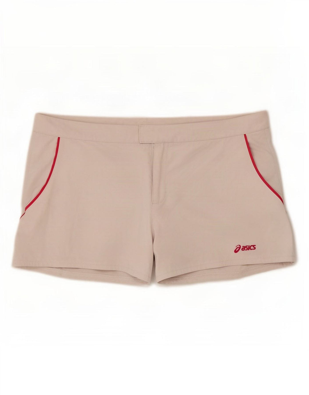 Asics Short de sport régulier pour femme UK 18 XL Blanc Polyester